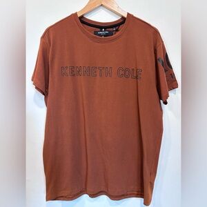 Kenneth Cole Men's Rust Short Sleeve Tee